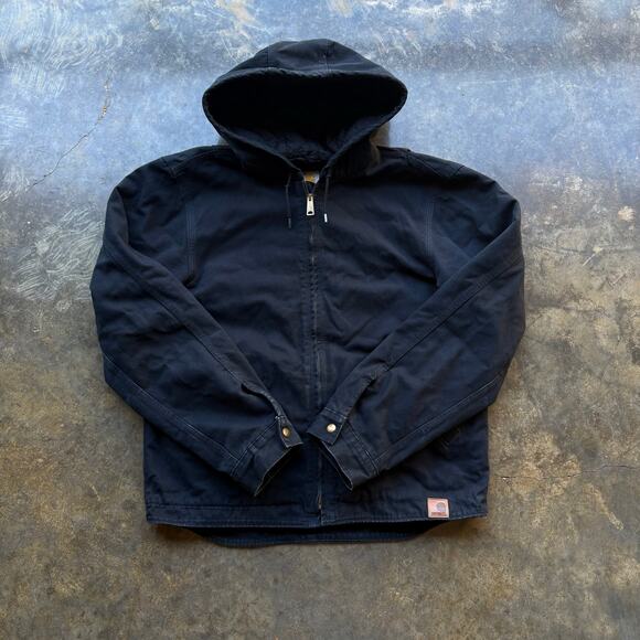 Unique Style VIntage Y2K Black Carhartt Work Jacket - Picture 1 of 6